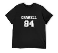 Kutog George Orwell 1984 Mens T-Shirt Black Unisex Tee S