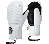 KUTOOK Guanti Sci Invernali Snowboard Neve Touchscreen Antivento Impermeabile Termico per Sport Invernali Uomo e Donna(Bianco,L)