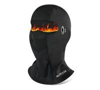 KUTOOK Passamontagna Moto Uomo Invernale Passamontagna Ciclismo Invernale con Pile Balaclava Sottocasco Caldo Antivento per Sci Pesce Scooter Uomo e Donna
