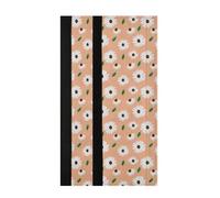 Kutsu Coperture per maniglie del frigorifero con margherite sulla pesca, 2 coperture decorative per maniglie per elettrodomestici da cucina, forno a microonde, lavastoviglie, protezione per tenere