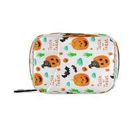 Kutsu Halloween Pumpkins Pill Box Portatile Pill Case Travel Medicine Organizer per Olio di Pesce Supplemento Vitamina