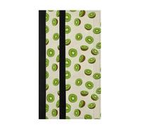 Kutsu Kiwi Frutta su Beige Frigorifero Maniglia Coperture, 2 PZ Cucina Elettrodomestici Decor Maniglia Coperture, Forno Forno Forno A Microonde Tenere lontano impronte digitali Macchie di Cibo Smudges