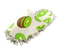Kutsu Kiwi - Pantofole per la pulizia dei pavimenti, a forma di fette di frutta, per donne e uomini, Come nella foto, Medium