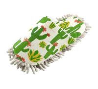 Kutsu Pantofole con cactus verdi e piante grasse per la pulizia dei pavimenti, pantofole per donne e uomini, Come nella foto, Medium