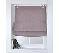 Kutti Tenda a Pacchetto Dimout con Occhielli Opaca Oscurante Marrone 100 x 130 cm
