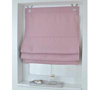 Kutti Tenda a Pacchetto Dimout con Occhielli Opaca Oscurante Rosa 100 x 130 cm
