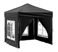 KUTYWEXFM Gazebo pieghevole per feste, 2 x 2 m, con pareti laterali, colore | Gazebo da giardino compatto per feste di famiglia, barbecue, picnic e campeggio, con pratica protezione dagli sguardi