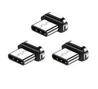 Kuulaa Adattatore Magnetico di Tipo C [3 Pezzi], Connettore Magnetico per Cavo di Ricarica Con Magnete Spine C