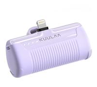 Kuulaa Batteria esterna Mii per iPhone 4500mAh, caricabatterie rapido PD da 12W, batteria di piccola capacità, compatibile con iPhone 14, 14 Pro Max, 13 Pro, 13, 12, 11, 11, 12, 13, 12, 13, 14, 14