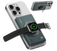 Kuulaa Qi2 Power Bank Magnetico 10000mAh Compatibile con Apple Watch Laden Magsafe 15W Wireless Power Bank & 30W USB C Ricarica Rapida Batteria Esterna per iPhone 16 Pro Max//15/14/13/12 /Pro/Pro Max