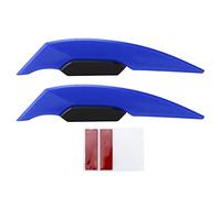 Kuuleyn 1 Pair Side Winglet Aerodynamic Wing Spoiler, Motorcycle Fairing Wing, Pair Motorcycle Winglets Aerodynamic Wing Universal Motorbike Accessories for Electric Bike ATV UTV (blue pair)
