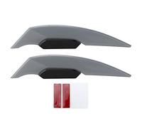 Kuuleyn 1 Pair Side Winglet Aerodynamic Wing Spoiler, Motorcycle Fairing Wing, Pair Motorcycle Winglets Aerodynamic Wing Universal Motorbike Accessories for Electric Bike ATV UTV (gray pair)