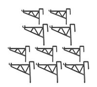 Kuuleyn 10pcs Apicoltura dell'apicoltura rastrelliere, Supporto per Telaio al Beehive, Supporto per Supporto per Supporto per Apicoltura del Telaio di Beehive in plastica per Gli (Nero)