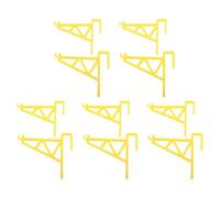 Kuuleyn 10pcs Apicoltura dell'apicoltura rastrelliere, Supporto per Telaio al Beehive, Supporto per Supporto per Supporto per Apicoltura del Telaio di Beehive in plastica per Gli (Giallo)