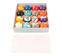 Kuuleyn 16 ball Pool Set, phenolic resin billiard set, resin material, 57.2 mm in diameter, suitable for competition and practice.
