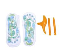 Kuuleyn 2 coppie calzini, ad alto elastico cotone morbido anti -slip set di attrezzi di strumento unisex Design unisex Fitness Fitness Recupero Sticchi di cura Feed Care Travel