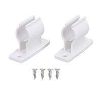 Kuuleyn 2pcs RV Awning Crank Holder Clip , Plastic Crank Wall Bracket,Awning Storage Holder,Plastic Rod Wall Mount Bracket for RV Camping Trailer Motorhome