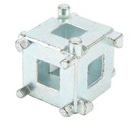 Kuuleyn 3/8in Professional Disc freno freno pistone calibro argento in acciaio in acciaio strumento di rimozione del cubo per veicoli universali con freni a disco a 4 ruote