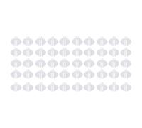 Kuuleyn 50pcs Stand Game Card, tavolo di carta in plastica trasparente, design multifunzionale Usa costruzione durevole Base circolare stabile Display versatile Decoro