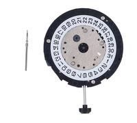 Kuuleyn 6S20 Quartz Watch Movement 15 Ligne 3 Data delle mani alle 4.5 parti di movimento del calendario con gambo di regolamentazione per la riparazione e la sostituzione di