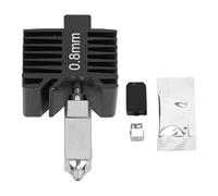 Kuuleyn Bam bu Lab X1 X 1C P1P P1S Kit hot end ugello in acciaio temprato originale in un unico pezzo, kit hot end riscaldatore ceramico 60W ugello in acciaio temprato per (0,8 mm)
