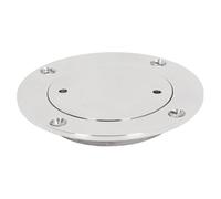 Kuuleyn Boat Hatches Covers, Deck Plates Cover, Boat Round Deck Plate Inspection Hatch Marine Access Port Hatch Cover for Marine Boat Yacht 316 Stainless Steel (3 Inches)