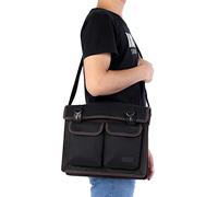 Kuuleyn Borsa a Tracolla per riporre gli Attrezzi Utilità, Custodia per organizer per Attrezzi con Tracolla, Organizer per Borsa a Tracolla per Strumenti in Tessuto Oxford (Modello A3 addensato