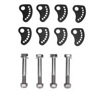 Kuuleyn Camber Lock Alignment Fix and Upper Arm Cam Bolt Kit 304 Stainless Steel Replacement for 1500 2WD 4WD 2500 3500 HD 2WD 4WD (LN 1037 BK 8)