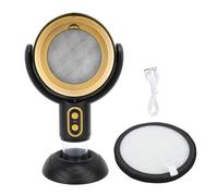 Kuuleyn Cappa da Cucina da Tavolo, Cappa da Cucina Portatile, Aspiratore da Cucina Portatile Alimentato tramite USB a 2 velocità con ioni Negativi per Appartamento 5 V 8 W, (Or noir)