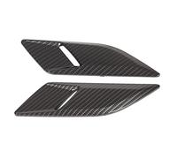 Kuuleyn Car Hood Vent Trim, Engine Hood Vent Cover Trim, Pair Bonnet Air Outlet Trim Decoration Cover Replacement for Sport L494 2014 - 2022 (Carbon Fiber Style)