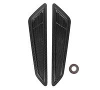 Kuuleyn Car Hood Vents, Car Hood Scoop Vent, 1 Pair Hood Air Vent Scoop Cover Excellent Heat Dissipation Sporty Look Impact Proof Bonnet Air Vent Cover for 1 Series E90 E91 (Carbon Fiber Style)