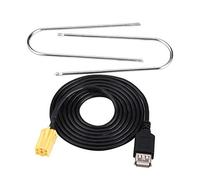 Kuuleyn Cavo USB per auto, linea dati automatica MINI-ISO Connettore a 6 pin Cavo adattatore per automobile per Alfa Romeo Fiat Grande Punto