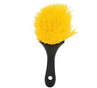 Kuuleyn Cepillo para Lavado De Autos, Cepillo para Ruedas, Cepillo para Limpieza De Llantas para Ruedas De Autos, Ergonómico Interior Exterior, Universal para Camión, Remolque, (Amarillo)