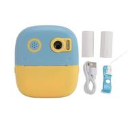 Kuuleyn Christmas Birthday Gifts Instant Print Camera for Kids 2.4 Inch IPS HD Screen 1080P Dual Lens 8X Digital Zoom Autofocus Instant Camera Toy for Girls Boys Birthday Gift (Blu)