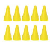 Kuuleyn Coni Stradali, Coni Sportivi, Coni di Sicurezza, 10 Pezzi Cono Scoccer 23 Cm Barriera per Cono Stradale per Allenamento Sportivo per Basket Calcio Skateboard