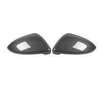 Kuuleyn Coperchio specchietto retrovisore, 2 Pezzi Tappo Copri specchietto retrovisore in Fibra di Carbonio Set Coperchio Protettivo per specchietti retrovisori Esterni in plastica ABS per Auto
