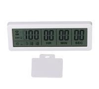 Kuuleyn Digital Countdown Days Timer 999 Days Count Down Clock, con back magnetico forte di staffa, facile da impostare e leggere, per le vacanze per matrimoni in pensione di (White)