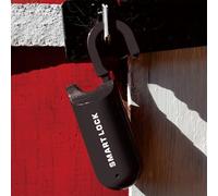 Kuuleyn Fingerprint Smart Padlock Lock,WiFi Smart Padlock Fingerprint Recognition TY APP Lock Rechargeable Wireless Cabinet 10 Capacity Low Power Alarm for Suitcase Backpack (Black)