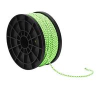 Kuuleyn Fluorescent Reflective Tent Rope Camping Cord Paracord, Reflective Paracord Rope, High Density 2.5mm Multi Functional Camping Tent Reflective Windproof Safety Rope