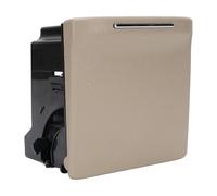 Kuuleyn Front Center Console Cup Holder Insert Divider, Center Console Rear Cup Holder Prevent Tipping Easy Access 66150AG010JC Replacement for WRX STI 2008 2014 (Beige)