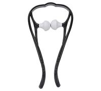 Kuuleyn Hand Roller Neck Massage Tool,Trigger Point Neck Shoulder,Manual Self Massager Material Ergonomic Design Portable Deep Tissue Relief Athletes Recovery Tool (Nero)