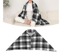 Kuuleyn Heated Throw Blanket,USB Heated Shawl Comfortable Warm Wearable Electric Heating Blanket 3 Temperature Settings for Winter Home Office