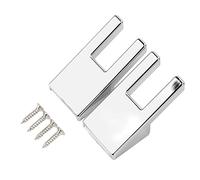 Kuuleyn Hooks Bearing, 2 Pcs RV Coat Hooks 15LB Maximum Load Bearing Wall Hanging Screw Mount Hook Rack for Motorhomes Boats (HK 01 CH) (Sold two together)