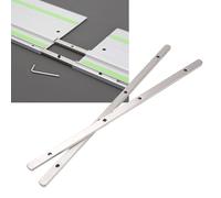 Kuuleyn Kit de accesorios de conector de riel guía, conector de riel guía de sierra de pista apto para corte de tableros de madera de sierra de pista