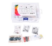 Kuuleyn Kit di componenti elettronici Kit Organizzatore di componenti elettronici 1390pcs PACCHETTO DI DIODO LED Duratura ESAY Carry Salve Tempo Energia Energia Elettronica Kit