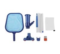 Kuuleyn Kit per la Pulizia della Piscina, retino per Lo Skimmer delle Foglie, Set di retini per Lo Skimmer della Testa dell'aspirapolvere per Piscina con Asta Rimovibile per la