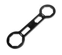 Kuuleyn Llave de la tapa de la bifurcación universal, herramienta de llave de tapa de la horquilla delantera, la llave de la tapa de la bifuración de 1.8 pulgadas/2 pulgadas, (Noir)