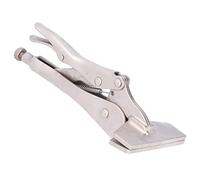 Kuuleyn Locking Pliers, Flat Locking Pliers Steel Adjustable Flat Head Vise for Connecting Welding Parts (10 Inch)