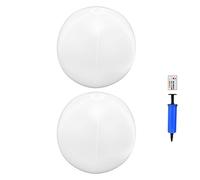 Kuuleyn Luce Galleggiante per Piscina, Globo Solare Luminoso, 2 Pezzi di Luce Solare a Sfera Galleggiante a LED con Telecomando, Lampada Decorativa RGBW a 16 Colori per Esterni