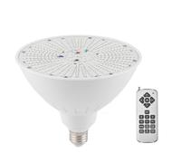 Kuuleyn Luci per Piscina, luci a LED per Piscina interrata, Lampadina a LED E26 RGB con Cambio Colore da 12 V e 40 W, con Telecomando.